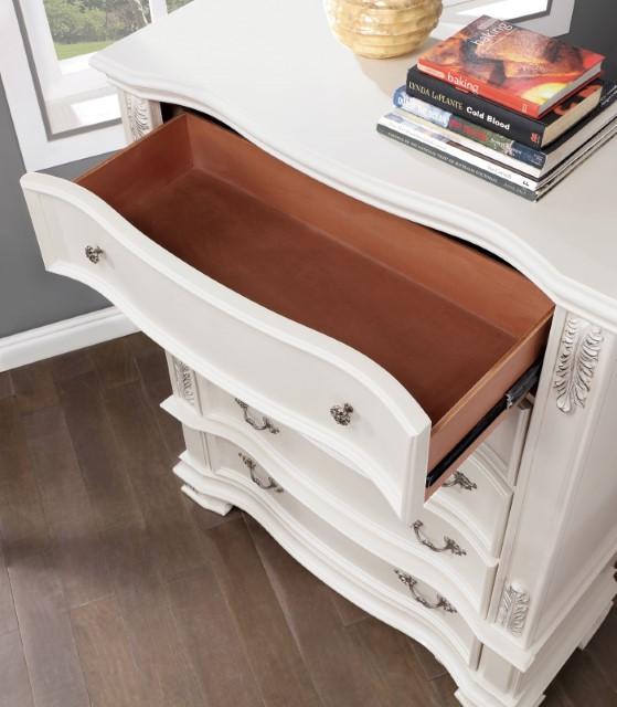 ESPARANZA Chest, Pearl White - Premium Chest from FOA East - Just $778.05! Shop now at Furniture Wholesale Plus  We are the best furniture store in Nashville, Hendersonville, Goodlettsville, Madison, Antioch, Mount Juliet, Lebanon, Gallatin, Springfield, Murfreesboro, Franklin, Brentwood