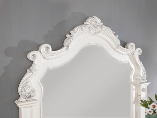 ESPARANZA Mirror, Pearl White - Premium Mirror from FOA East - Just $273! Shop now at Furniture Wholesale Plus  We are the best furniture store in Nashville, Hendersonville, Goodlettsville, Madison, Antioch, Mount Juliet, Lebanon, Gallatin, Springfield, Murfreesboro, Franklin, Brentwood