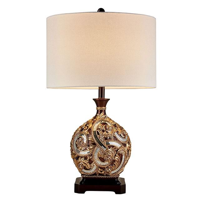 Guadalupe Gold/Brown 29.5"H Golden Brown Table Lamp - Premium Table Lamp from FOA East - Just $173.55! Shop now at Furniture Wholesale Plus  We are the best furniture store in Nashville, Hendersonville, Goodlettsville, Madison, Antioch, Mount Juliet, Lebanon, Gallatin, Springfield, Murfreesboro, Franklin, Brentwood