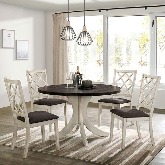 HALEIGH Round Dining Table - Premium Dining Table from FOA East - Just $427.05! Shop now at Furniture Wholesale Plus  We are the best furniture store in Nashville, Hendersonville, Goodlettsville, Madison, Antioch, Mount Juliet, Lebanon, Gallatin, Springfield, Murfreesboro, Franklin, Brentwood