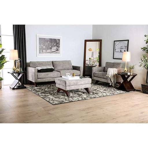 Harlech Gray Ottoman - Premium Ottoman from FOA East - Just $616.20! Shop now at Furniture Wholesale Plus  We are the best furniture store in Nashville, Hendersonville, Goodlettsville, Madison, Antioch, Mount Juliet, Lebanon, Gallatin, Springfield, Murfreesboro, Franklin, Brentwood