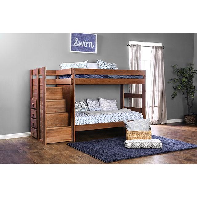 AMPELIOS T/T Bunk Bed W/ 2 Slat Kits (*Mattress Ready) - Premium Bunk Bed from FOA East - Just $1265.55! Shop now at Furniture Wholesale Plus  We are the best furniture store in Nashville, Hendersonville, Goodlettsville, Madison, Antioch, Mount Juliet, Lebanon, Gallatin, Springfield, Murfreesboro, Franklin, Brentwood