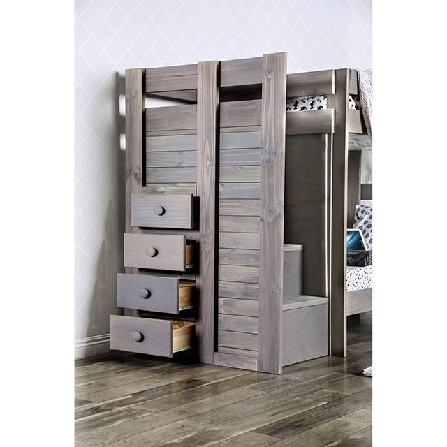 AMPELIOS T/T Bunk Bed W/ 2 Slat Kits (*Mattress Ready) - Premium Bunk Bed from FOA East - Just $1265.55! Shop now at Furniture Wholesale Plus  We are the best furniture store in Nashville, Hendersonville, Goodlettsville, Madison, Antioch, Mount Juliet, Lebanon, Gallatin, Springfield, Murfreesboro, Franklin, Brentwood