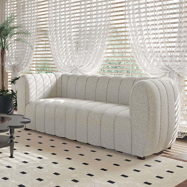 AVERSA Loveseat, Off-White - Premium Loveseat from FOA East - Just $916.50! Shop now at Furniture Wholesale Plus  We are the best furniture store in Nashville, Hendersonville, Goodlettsville, Madison, Antioch, Mount Juliet, Lebanon, Gallatin, Springfield, Murfreesboro, Franklin, Brentwood