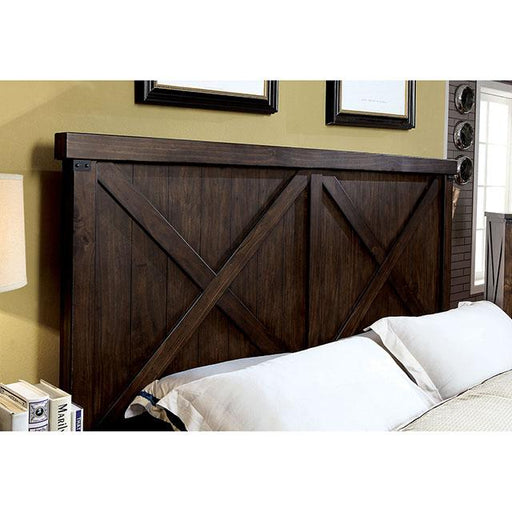 Bianca Dark Walnut Cal.King Bed - Premium Bed from FOA East - Just $739.05! Shop now at Furniture Wholesale Plus  We are the best furniture store in Nashville, Hendersonville, Goodlettsville, Madison, Antioch, Mount Juliet, Lebanon, Gallatin, Springfield, Murfreesboro, Franklin, Brentwood