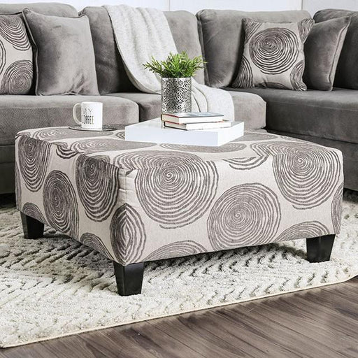 Bonaventura Gray/Pattern Ottoman - Premium Ottoman from FOA East - Just $583.05! Shop now at Furniture Wholesale Plus  We are the best furniture store in Nashville, Hendersonville, Goodlettsville, Madison, Antioch, Mount Juliet, Lebanon, Gallatin, Springfield, Murfreesboro, Franklin, Brentwood