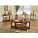 BOZEMAN Antique Oak 3 Pc. Table Set - Premium Table Set from FOA East - Just $442.65! Shop now at Furniture Wholesale Plus  We are the best furniture store in Nashville, Hendersonville, Goodlettsville, Madison, Antioch, Mount Juliet, Lebanon, Gallatin, Springfield, Murfreesboro, Franklin, Brentwood