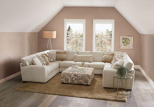 CARLETON Sectional, Ivory/Tan - Premium Sectional from FOA East - Just $3313.05! Shop now at Furniture Wholesale Plus  We are the best furniture store in Nashville, Hendersonville, Goodlettsville, Madison, Antioch, Mount Juliet, Lebanon, Gallatin, Springfield, Murfreesboro, Franklin, Brentwood