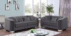 CASTELLON Loveseat, Dark Gray - Premium Loveseat from FOA East - Just $690.30! Shop now at Furniture Wholesale Plus  We are the best furniture store in Nashville, Hendersonville, Goodlettsville, Madison, Antioch, Mount Juliet, Lebanon, Gallatin, Springfield, Murfreesboro, Franklin, Brentwood