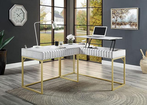 FREIBURG Corner Desk, Antique White - Premium Desk from FOA East - Just $934.05! Shop now at Furniture Wholesale Plus  We are the best furniture store in Nashville, Hendersonville, Goodlettsville, Madison, Antioch, Mount Juliet, Lebanon, Gallatin, Springfield, Murfreesboro, Franklin, Brentwood