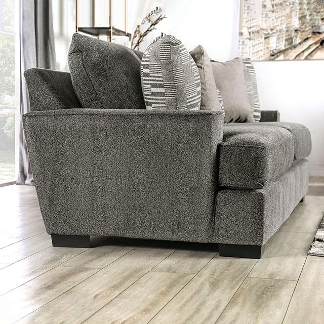 HOLBORN Loveseat, Gray - Premium Loveseat from FOA East - Just $1326! Shop now at Furniture Wholesale Plus  We are the best furniture store in Nashville, Hendersonville, Goodlettsville, Madison, Antioch, Mount Juliet, Lebanon, Gallatin, Springfield, Murfreesboro, Franklin, Brentwood