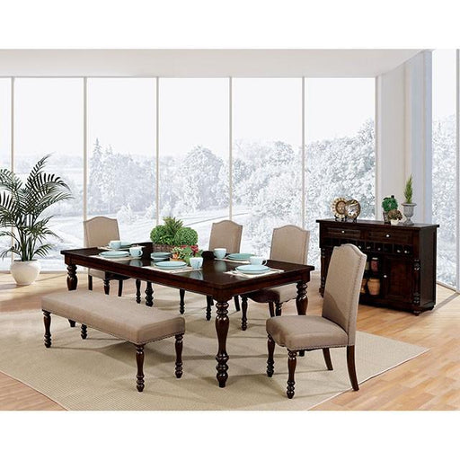 HURDSFIELD Antique Cherry Dining Table - Premium Dining Table from FOA East - Just $491.40! Shop now at Furniture Wholesale Plus  We are the best furniture store in Nashville, Hendersonville, Goodlettsville, Madison, Antioch, Mount Juliet, Lebanon, Gallatin, Springfield, Murfreesboro, Franklin, Brentwood