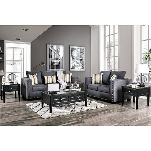 Inkom Slate Love Seat - Premium Loveseat from FOA East - Just $1478.10! Shop now at Furniture Wholesale Plus  We are the best furniture store in Nashville, Hendersonville, Goodlettsville, Madison, Antioch, Mount Juliet, Lebanon, Gallatin, Springfield, Murfreesboro, Franklin, Brentwood