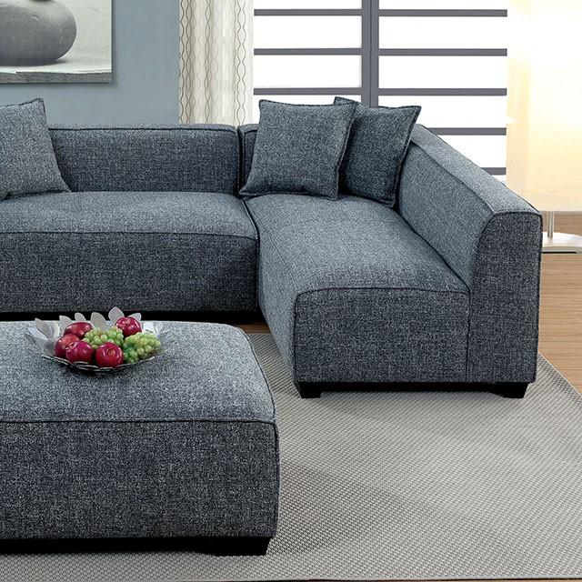 JAYLENE Gray Sectional - Premium Sectional from FOA East - Just $1234.35! Shop now at Furniture Wholesale Plus  We are the best furniture store in Nashville, Hendersonville, Goodlettsville, Madison, Antioch, Mount Juliet, Lebanon, Gallatin, Springfield, Murfreesboro, Franklin, Brentwood