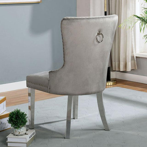 JEWETT Chair, Gray (2/CTN) - Premium Dining Chair from FOA East - Just $448.50! Shop now at Furniture Wholesale Plus  We are the best furniture store in Nashville, Hendersonville, Goodlettsville, Madison, Antioch, Mount Juliet, Lebanon, Gallatin, Springfield, Murfreesboro, Franklin, Brentwood