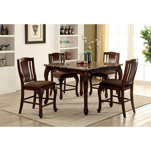 JOHANNESBURG Brown Cherry Counter Ht. Table - Premium Dining Table from FOA East - Just $536.25! Shop now at Furniture Wholesale Plus  We are the best furniture store in Nashville, Hendersonville, Goodlettsville, Madison, Antioch, Mount Juliet, Lebanon, Gallatin, Springfield, Murfreesboro, Franklin, Brentwood