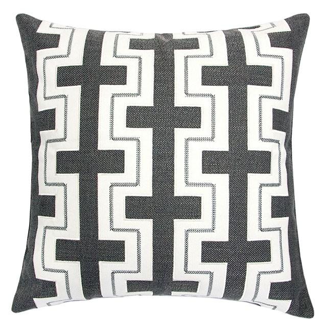 Kari Gray 20" X 20" Pillow, Gray - Premium Pillow from FOA East - Just $76.05! Shop now at Furniture Wholesale Plus  We are the best furniture store in Nashville, Hendersonville, Goodlettsville, Madison, Antioch, Mount Juliet, Lebanon, Gallatin, Springfield, Murfreesboro, Franklin, Brentwood