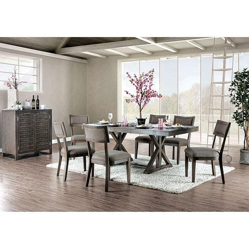 Leeds Gray Dining Table - Premium Dining Table from FOA East - Just $639.60! Shop now at Furniture Wholesale Plus  We are the best furniture store in Nashville, Hendersonville, Goodlettsville, Madison, Antioch, Mount Juliet, Lebanon, Gallatin, Springfield, Murfreesboro, Franklin, Brentwood