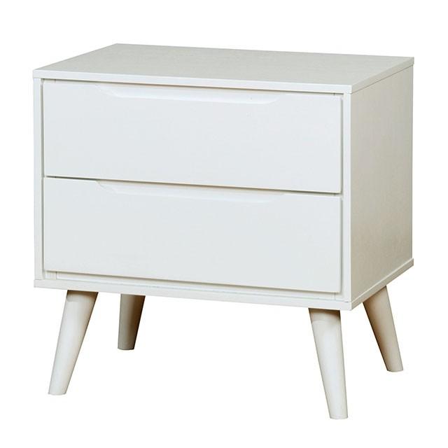 LENNART II White Night Stand - Premium Nightstand from FOA East - Just $195! Shop now at Furniture Wholesale Plus  We are the best furniture store in Nashville, Hendersonville, Goodlettsville, Madison, Antioch, Mount Juliet, Lebanon, Gallatin, Springfield, Murfreesboro, Franklin, Brentwood