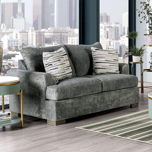 LEYTONSTONE Loveseat, Gray - Premium Loveseat from FOA East - Just $1131! Shop now at Furniture Wholesale Plus  We are the best furniture store in Nashville, Hendersonville, Goodlettsville, Madison, Antioch, Mount Juliet, Lebanon, Gallatin, Springfield, Murfreesboro, Franklin, Brentwood