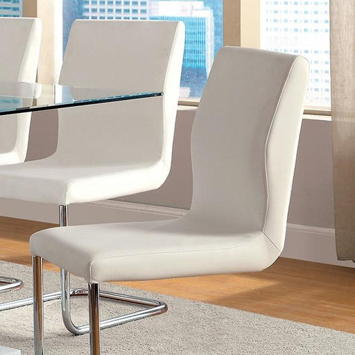 LODIA I White Side Chair - Premium Dining Chair from FOA East - Just $331.50! Shop now at Furniture Wholesale Plus  We are the best furniture store in Nashville, Hendersonville, Goodlettsville, Madison, Antioch, Mount Juliet, Lebanon, Gallatin, Springfield, Murfreesboro, Franklin, Brentwood