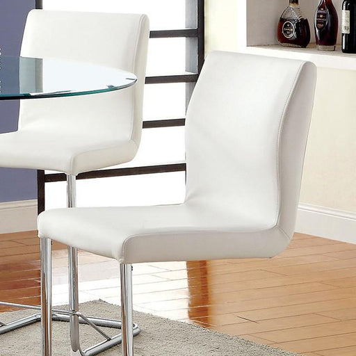 LODIA II White Counter Ht. Chair - Premium Dining Chair from FOA East - Just $292.50! Shop now at Furniture Wholesale Plus  We are the best furniture store in Nashville, Hendersonville, Goodlettsville, Madison, Antioch, Mount Juliet, Lebanon, Gallatin, Springfield, Murfreesboro, Franklin, Brentwood