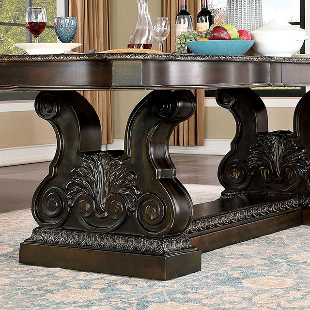 LOMBARDY Dining Table - Premium Dining Table from FOA East - Just $1285.05! Shop now at Furniture Wholesale Plus  We are the best furniture store in Nashville, Hendersonville, Goodlettsville, Madison, Antioch, Mount Juliet, Lebanon, Gallatin, Springfield, Murfreesboro, Franklin, Brentwood