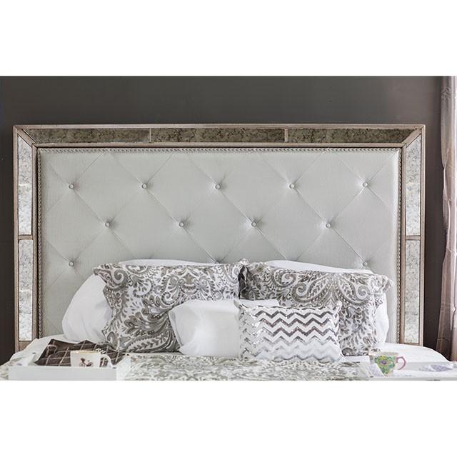 LORAINE Cal.King Bed - Premium Bed from FOA East - Just $1109.55! Shop now at Furniture Wholesale Plus  We are the best furniture store in Nashville, Hendersonville, Goodlettsville, Madison, Antioch, Mount Juliet, Lebanon, Gallatin, Springfield, Murfreesboro, Franklin, Brentwood