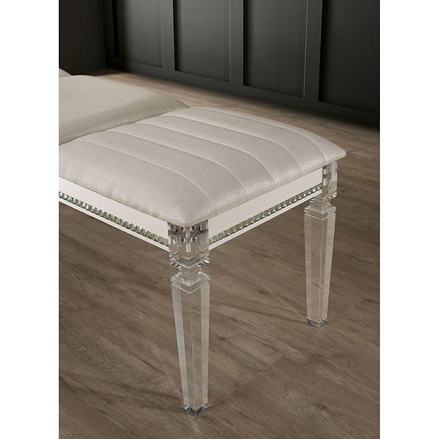 MADDIE Bench - Premium Bench from FOA East - Just $393.90! Shop now at Furniture Wholesale Plus  We are the best furniture store in Nashville, Hendersonville, Goodlettsville, Madison, Antioch, Mount Juliet, Lebanon, Gallatin, Springfield, Murfreesboro, Franklin, Brentwood