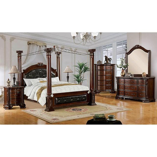 Mandalay Brown Cherry Queen Bed - Premium Bed from FOA East - Just $1363.05! Shop now at Furniture Wholesale Plus  We are the best furniture store in Nashville, Hendersonville, Goodlettsville, Madison, Antioch, Mount Juliet, Lebanon, Gallatin, Springfield, Murfreesboro, Franklin, Brentwood