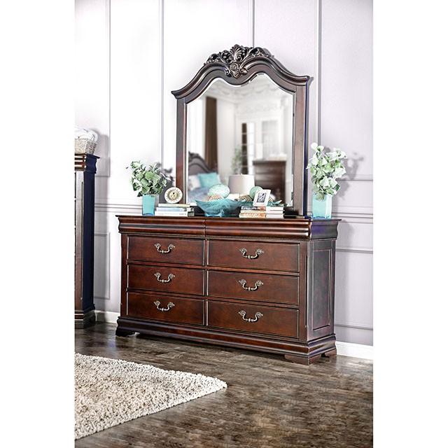 Mandura Cherry Dresser - Premium Dresser from FOA East - Just $624! Shop now at Furniture Wholesale Plus  We are the best furniture store in Nashville, Hendersonville, Goodlettsville, Madison, Antioch, Mount Juliet, Lebanon, Gallatin, Springfield, Murfreesboro, Franklin, Brentwood