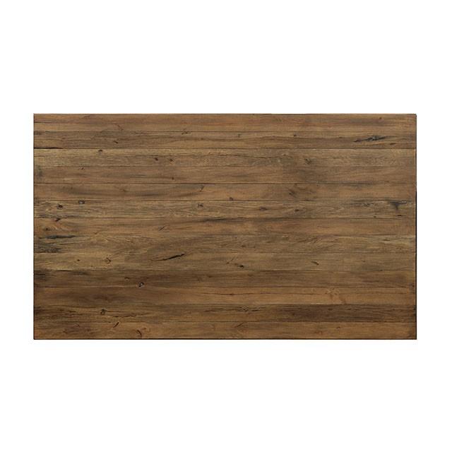 MARSHALL Rustic Oak Dining Table - Premium Dining Table from FOA East - Just $542.10! Shop now at Furniture Wholesale Plus  We are the best furniture store in Nashville, Hendersonville, Goodlettsville, Madison, Antioch, Mount Juliet, Lebanon, Gallatin, Springfield, Murfreesboro, Franklin, Brentwood