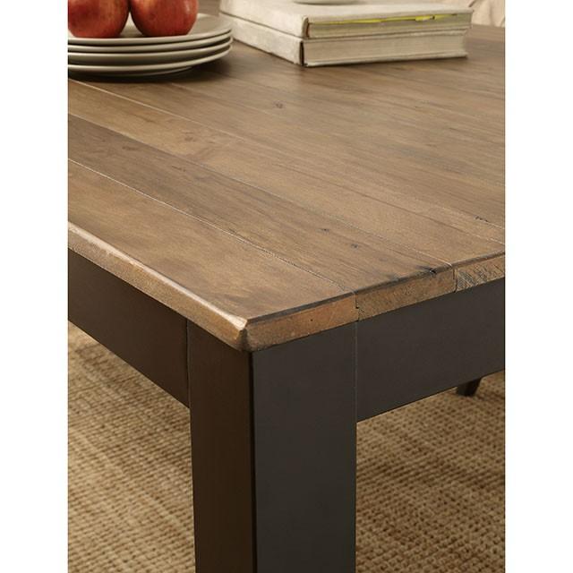 MARSHALL Rustic Oak Dining Table - Premium Dining Table from FOA East - Just $542.10! Shop now at Furniture Wholesale Plus  We are the best furniture store in Nashville, Hendersonville, Goodlettsville, Madison, Antioch, Mount Juliet, Lebanon, Gallatin, Springfield, Murfreesboro, Franklin, Brentwood