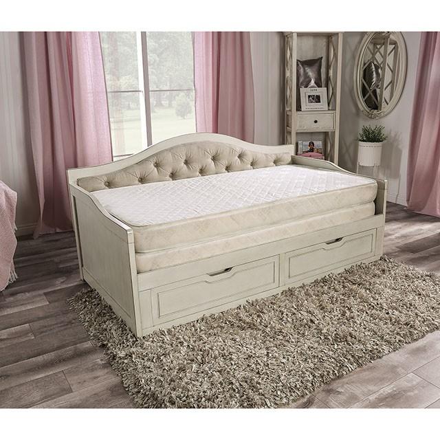 MAUREEN Daybed w/ Extentable Trundle - Premium Daybed from FOA East - Just $813.15! Shop now at Furniture Wholesale Plus  We are the best furniture store in Nashville, Hendersonville, Goodlettsville, Madison, Antioch, Mount Juliet, Lebanon, Gallatin, Springfield, Murfreesboro, Franklin, Brentwood