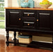 MAYVILLE Black/Antique Oak Server - Premium Server from FOA East - Just $680.55! Shop now at Furniture Wholesale Plus  We are the best furniture store in Nashville, Hendersonville, Goodlettsville, Madison, Antioch, Mount Juliet, Lebanon, Gallatin, Springfield, Murfreesboro, Franklin, Brentwood