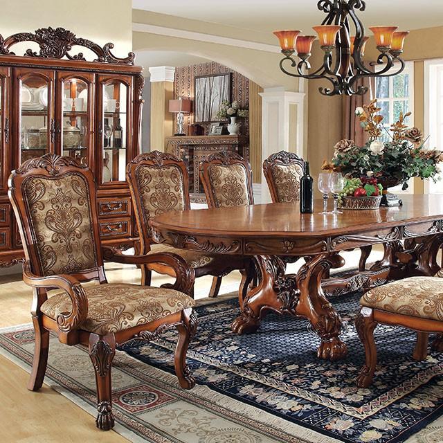 Medieve Antique Oak Dining Table - Premium Dining Table from FOA East - Just $1600.95! Shop now at Furniture Wholesale Plus  We are the best furniture store in Nashville, Hendersonville, Goodlettsville, Madison, Antioch, Mount Juliet, Lebanon, Gallatin, Springfield, Murfreesboro, Franklin, Brentwood