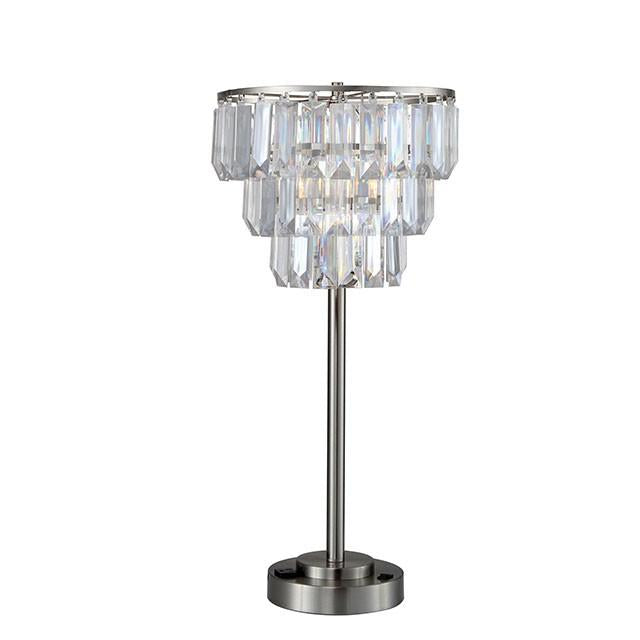 Meg Clear Table Lamp - Premium Table Lamp from FOA East - Just $115.05! Shop now at Furniture Wholesale Plus  We are the best furniture store in Nashville, Hendersonville, Goodlettsville, Madison, Antioch, Mount Juliet, Lebanon, Gallatin, Springfield, Murfreesboro, Franklin, Brentwood