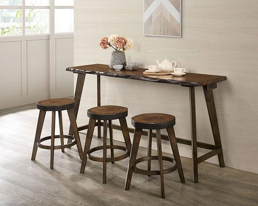 MISSOULA 4 Pc. Counter Ht. Table Set - Premium Dining Room Set from FOA East - Just $690.30! Shop now at Furniture Wholesale Plus  We are the best furniture store in Nashville, Hendersonville, Goodlettsville, Madison, Antioch, Mount Juliet, Lebanon, Gallatin, Springfield, Murfreesboro, Franklin, Brentwood