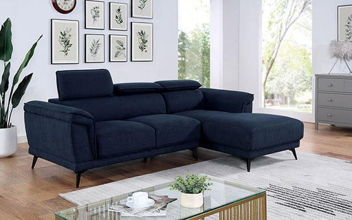 NAPANEE Sectional, Navy - Premium Sectional from FOA East - Just $1363.05! Shop now at Furniture Wholesale Plus  We are the best furniture store in Nashville, Hendersonville, Goodlettsville, Madison, Antioch, Mount Juliet, Lebanon, Gallatin, Springfield, Murfreesboro, Franklin, Brentwood