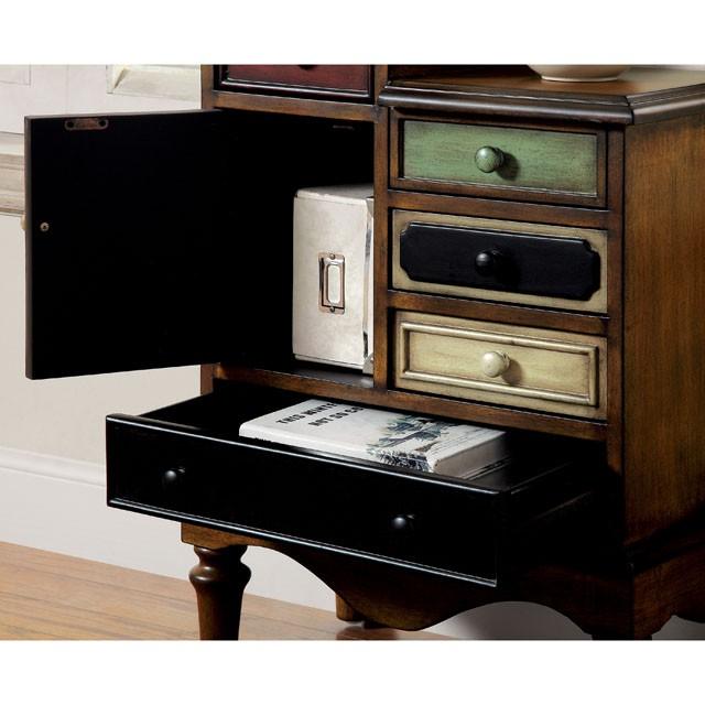 NECHE Multi/Antique Walnut Accent Chest - Premium Chest from FOA East - Just $446.55! Shop now at Furniture Wholesale Plus  We are the best furniture store in Nashville, Hendersonville, Goodlettsville, Madison, Antioch, Mount Juliet, Lebanon, Gallatin, Springfield, Murfreesboro, Franklin, Brentwood