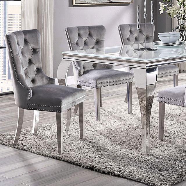 NEUVEVILLE Dining Table, White - Premium Dining Table from FOA East - Just $797.55! Shop now at Furniture Wholesale Plus  We are the best furniture store in Nashville, Hendersonville, Goodlettsville, Madison, Antioch, Mount Juliet, Lebanon, Gallatin, Springfield, Murfreesboro, Franklin, Brentwood