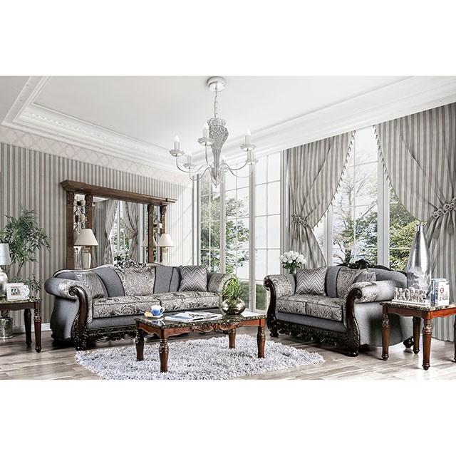 Newdale Gray Love Seat - Premium Loveseat from FOA East - Just $1443! Shop now at Furniture Wholesale Plus  We are the best furniture store in Nashville, Hendersonville, Goodlettsville, Madison, Antioch, Mount Juliet, Lebanon, Gallatin, Springfield, Murfreesboro, Franklin, Brentwood