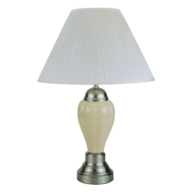 Niki Ivory Table Lamp (6/CTN) - Premium Table Lamp from FOA East - Just $212.55! Shop now at Furniture Wholesale Plus  We are the best furniture store in Nashville, Hendersonville, Goodlettsville, Madison, Antioch, Mount Juliet, Lebanon, Gallatin, Springfield, Murfreesboro, Franklin, Brentwood