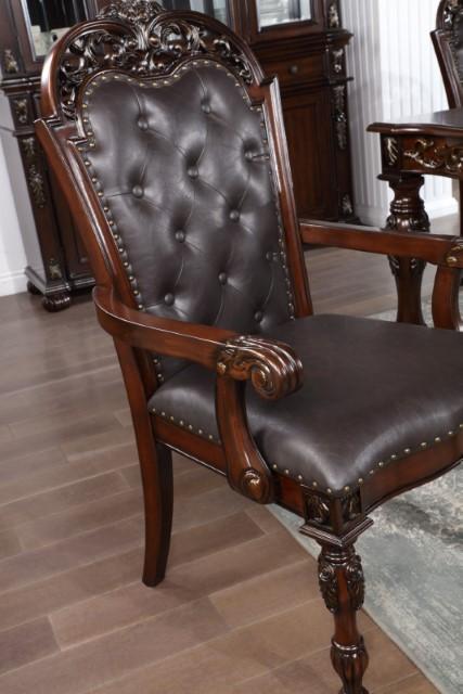 NOUVELLE Arm Chair (2/CTN) - Premium Dining Chair from FOA East - Just $468! Shop now at Furniture Wholesale Plus  We are the best furniture store in Nashville, Hendersonville, Goodlettsville, Madison, Antioch, Mount Juliet, Lebanon, Gallatin, Springfield, Murfreesboro, Franklin, Brentwood