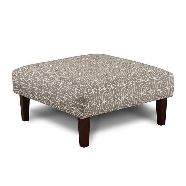 PARKER Gray/Pattern Ottoman - Premium Ottoman from FOA East - Just $505.05! Shop now at Furniture Wholesale Plus  We are the best furniture store in Nashville, Hendersonville, Goodlettsville, Madison, Antioch, Mount Juliet, Lebanon, Gallatin, Springfield, Murfreesboro, Franklin, Brentwood