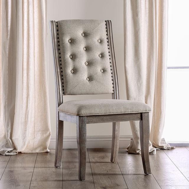 Patience Rustic Natural Tone Side Chair (2/CTN) - Premium Dining Chair from FOA East - Just $292.50! Shop now at Furniture Wholesale Plus  We are the best furniture store in Nashville, Hendersonville, Goodlettsville, Madison, Antioch, Mount Juliet, Lebanon, Gallatin, Springfield, Murfreesboro, Franklin, Brentwood