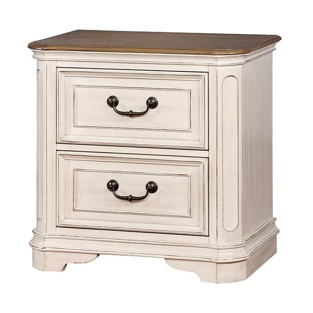 Pembroke Antique Whitewash Night Stand - Premium Nightstand from FOA East - Just $319.80! Shop now at Furniture Wholesale Plus  We are the best furniture store in Nashville, Hendersonville, Goodlettsville, Madison, Antioch, Mount Juliet, Lebanon, Gallatin, Springfield, Murfreesboro, Franklin, Brentwood