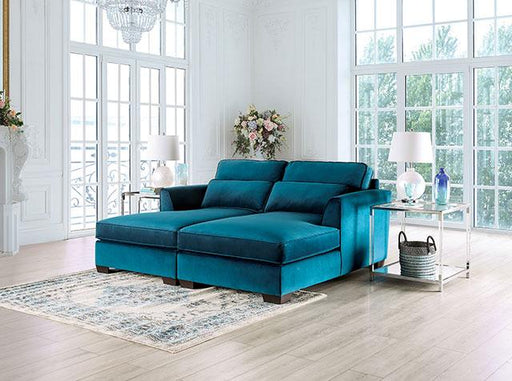 PEREGRINE Sectional, Teal - Premium Sectional from FOA East - Just $1948.05! Shop now at Furniture Wholesale Plus  We are the best furniture store in Nashville, Hendersonville, Goodlettsville, Madison, Antioch, Mount Juliet, Lebanon, Gallatin, Springfield, Murfreesboro, Franklin, Brentwood