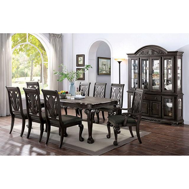 Petersburg Dark Gray Dining Table w/ 1x18"Leaf - Premium Dining Table from FOA East - Just $766.35! Shop now at Furniture Wholesale Plus  We are the best furniture store in Nashville, Hendersonville, Goodlettsville, Madison, Antioch, Mount Juliet, Lebanon, Gallatin, Springfield, Murfreesboro, Franklin, Brentwood