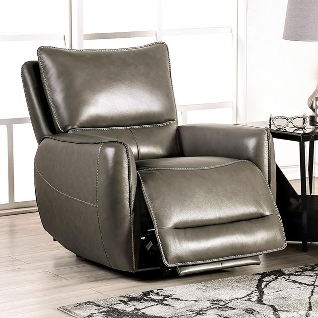 PHINEAS Power Recliner, Gray - Premium Recliner from FOA East - Just $1234.35! Shop now at Furniture Wholesale Plus  We are the best furniture store in Nashville, Hendersonville, Goodlettsville, Madison, Antioch, Mount Juliet, Lebanon, Gallatin, Springfield, Murfreesboro, Franklin, Brentwood